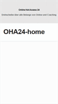 Mobile Screenshot of oha24.com